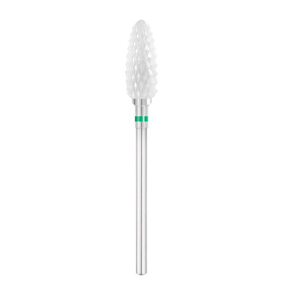 Exo 230 Keramisk Fräsbit för Nagelfräs Oval Rund ⌀6/14.5 mm - Grov