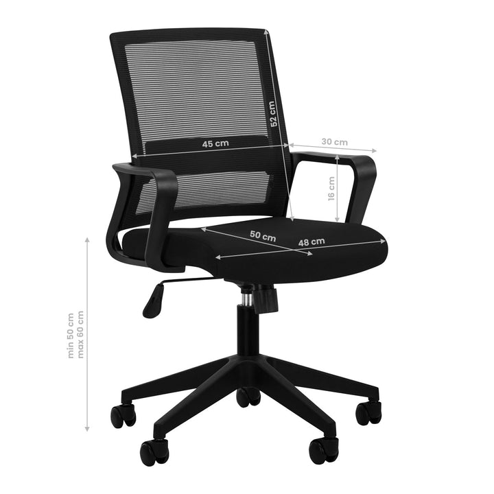 Activeshop Ergonomisk kontorsstol QS-11 - Svart - bild 7