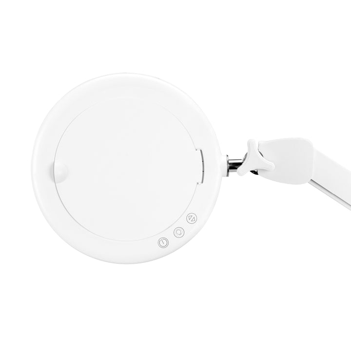 Förstoringslampa LED 5D med bordsfäste Glow 8021 Vit - bild 3