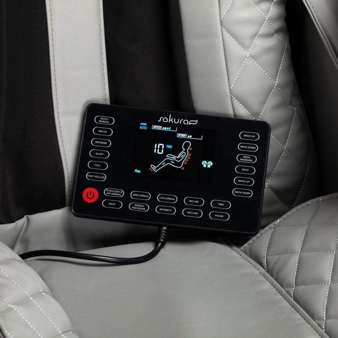Elektrisk Massagefåtölj Sakura Standard 801 - Grå - bild 10