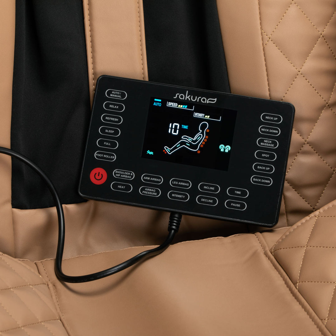 Elektrisk Massagefåtölj Sakura Standard 801 - Brun - bild 10