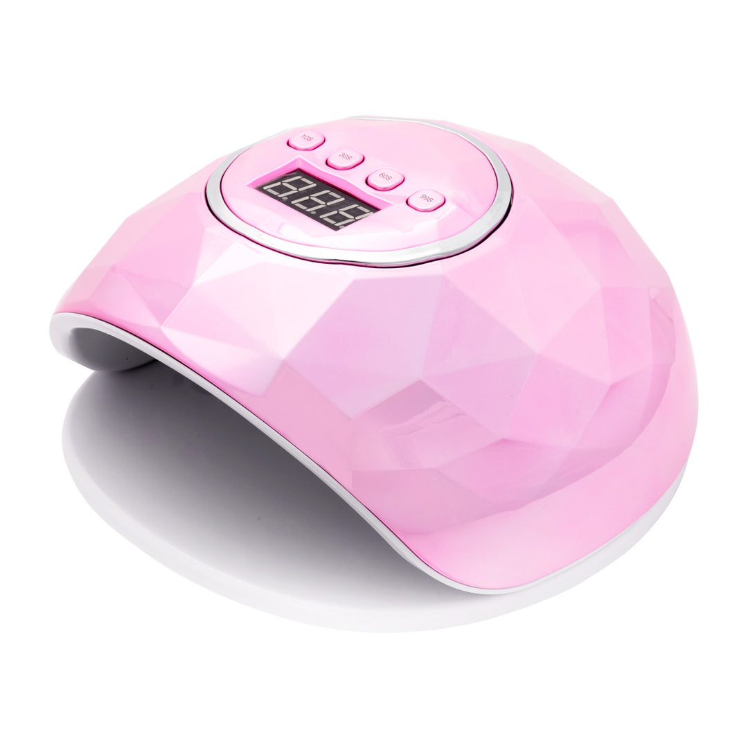 UV/LED-lampa för naglar Shiny 86W - Rosa - bild 2