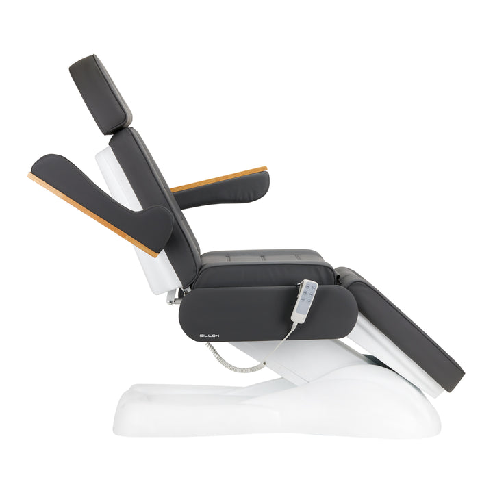 Elektrisk behandlingsstol Lux 273B 3 motorer - Grå/Vit - bild 3