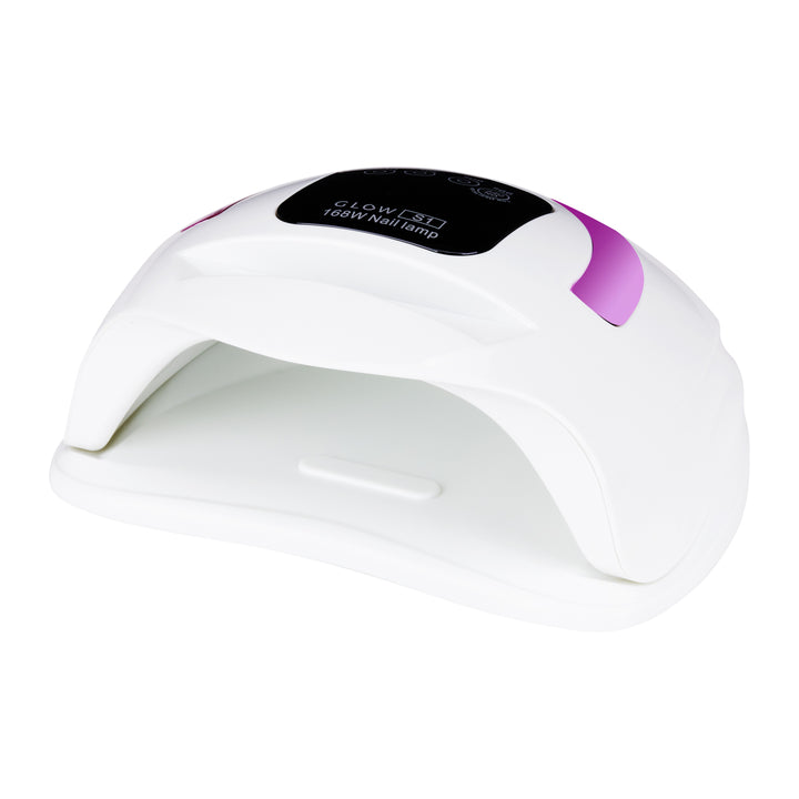 UV/LED-lampa för naglar Glow S1 168W - Vit-Rosa - bild 2
