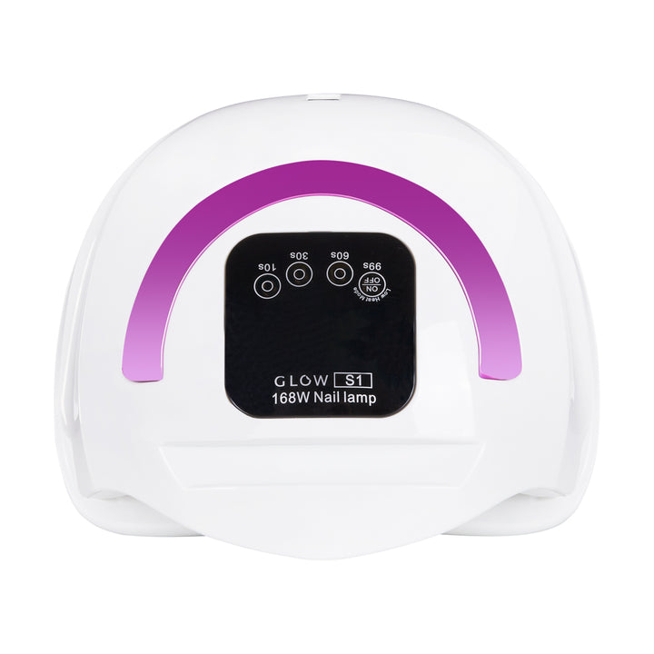 UV/LED-lampa för naglar Glow S1 168W - Vit-Rosa - bild 6