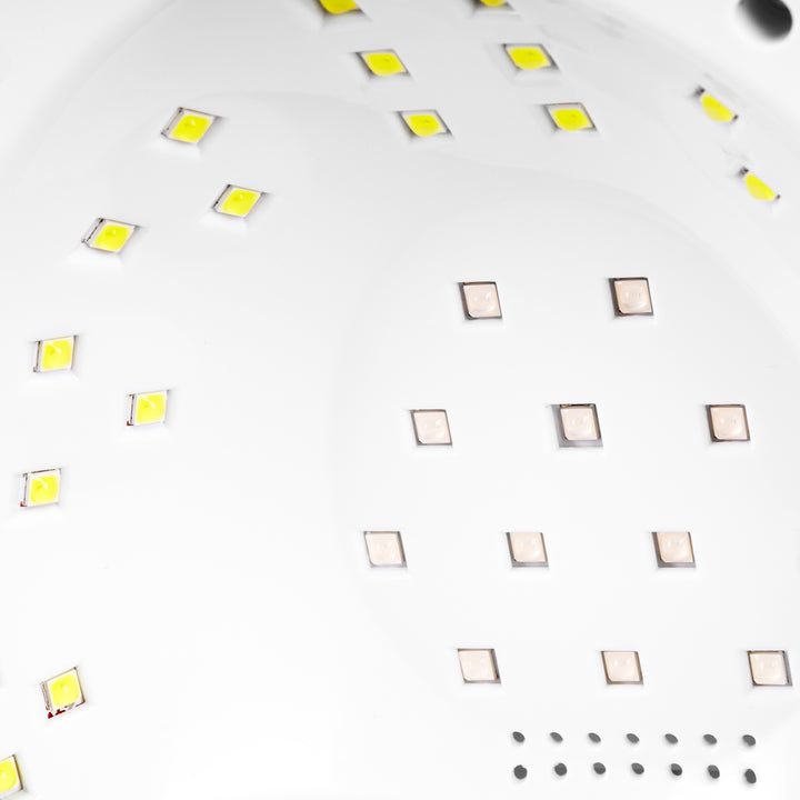 UV/LED-lampa för naglar Glow S1 168W - Vit-Rosa - bild 8