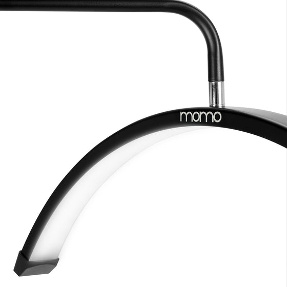 Franslampa LED med stativ Momo Moon MX6 - Svart