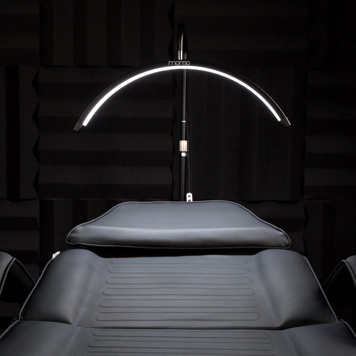 Franslampa LED med stativ Momo Moon MX6 - Svart - bild 14