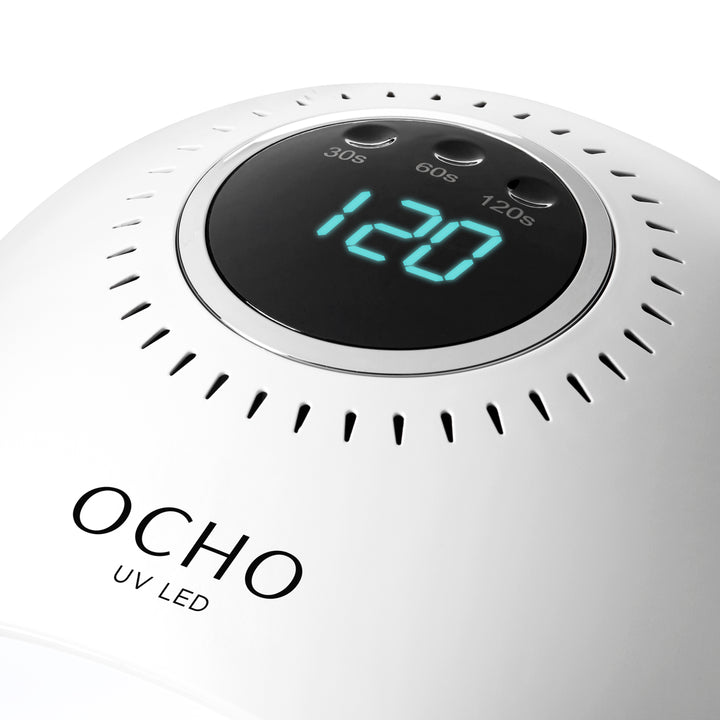 Ocho Nails 8 UV LED Nagellampa 84W - Vit - bild 6