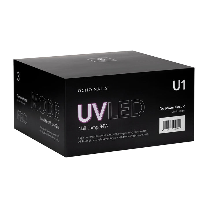 UV/LED Nagellampa Ocho Nails 8 84W - Svart - bild 9