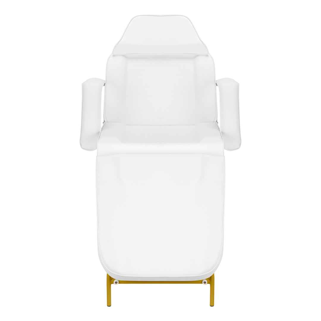 Behandlingsstol 557G med brickor, guld/vit - bild 4