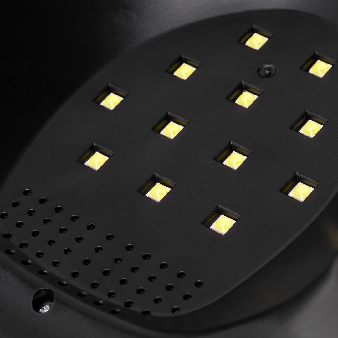 Glow V1 UV/LED Lampa för Naglar 168W - Blå - bild 9