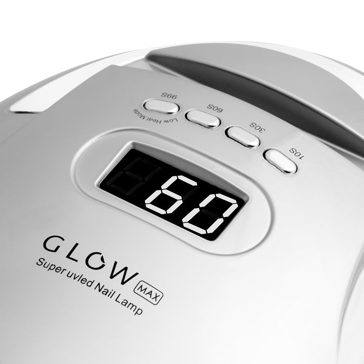 Glow F2 UV/LED Lampa för Naglar 220W - Silver - bild 4