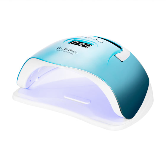 UV/LED Nagellampa Glow F2 220W - Turkos