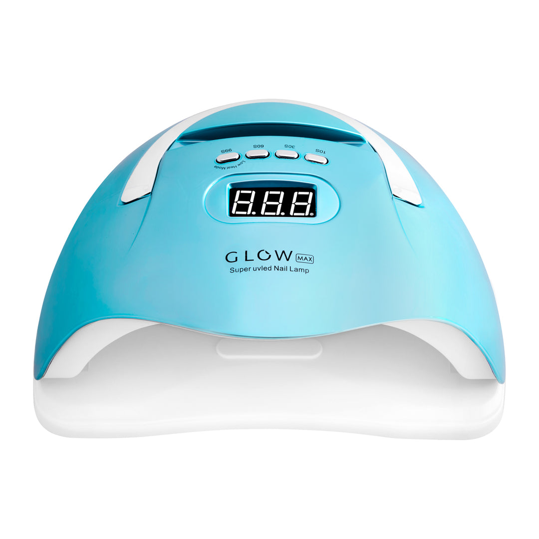 UV-lampa för naglar LED Glow F2 220W - Turkos - bild 3