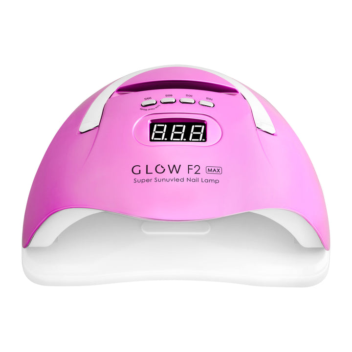 Glow F2 UV/LED Lampa för Naglar 220W - Rosa - bild 3