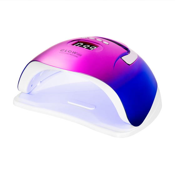 UV/LED Nagellampa Glow F2 220W - Rosa/Blå