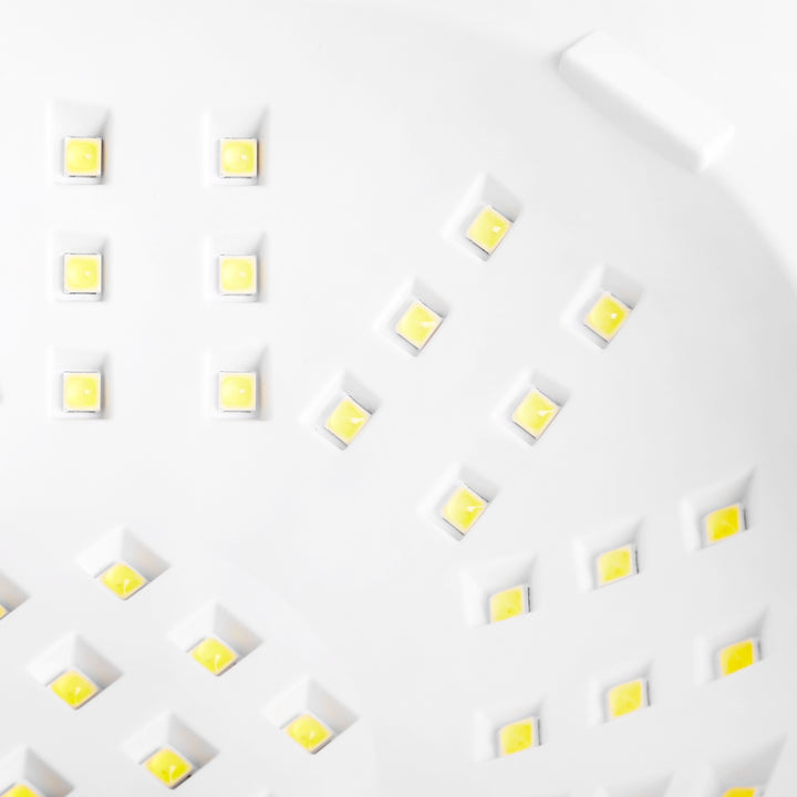 UV-lampa för naglar LED Glow F2 220W - Rosa-Blå - bild 8