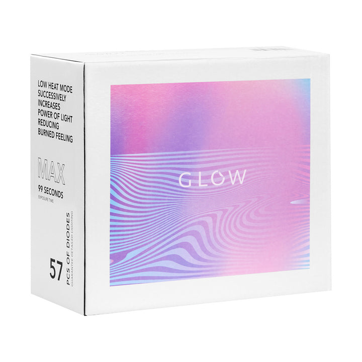 UV-lampa för naglar LED Glow F2 220W - Rosa-Blå - bild 9