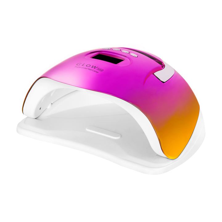 UV-lampa för naglar LED Glow F2 220W - Rosa-Guld - bild 2