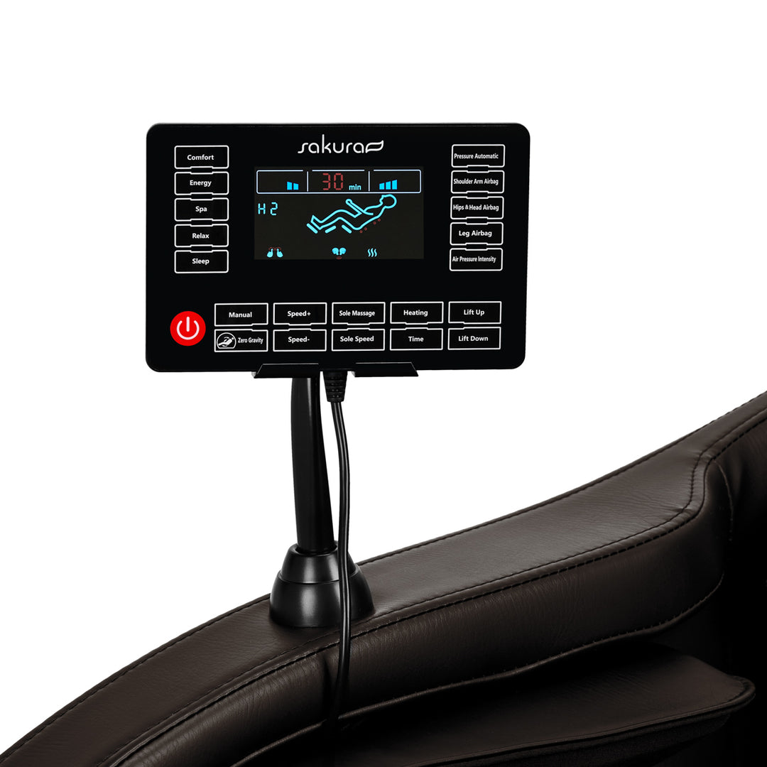 Elektrisk massagefåtölj Sakura Classic 305 - Brun - bild 16