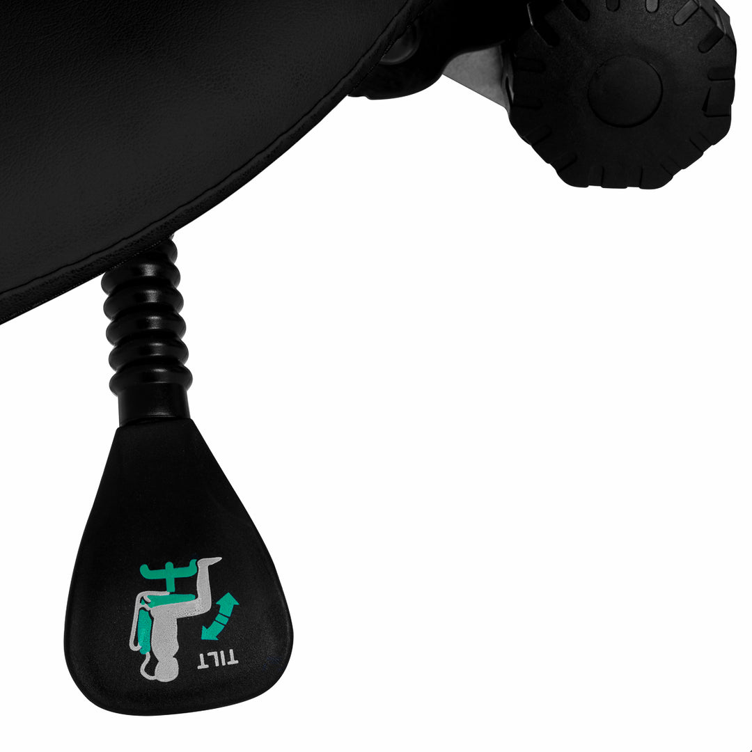 Sadeltaburett Giovanni 1004 med ryggstöd - Guld/Svart - bild 7