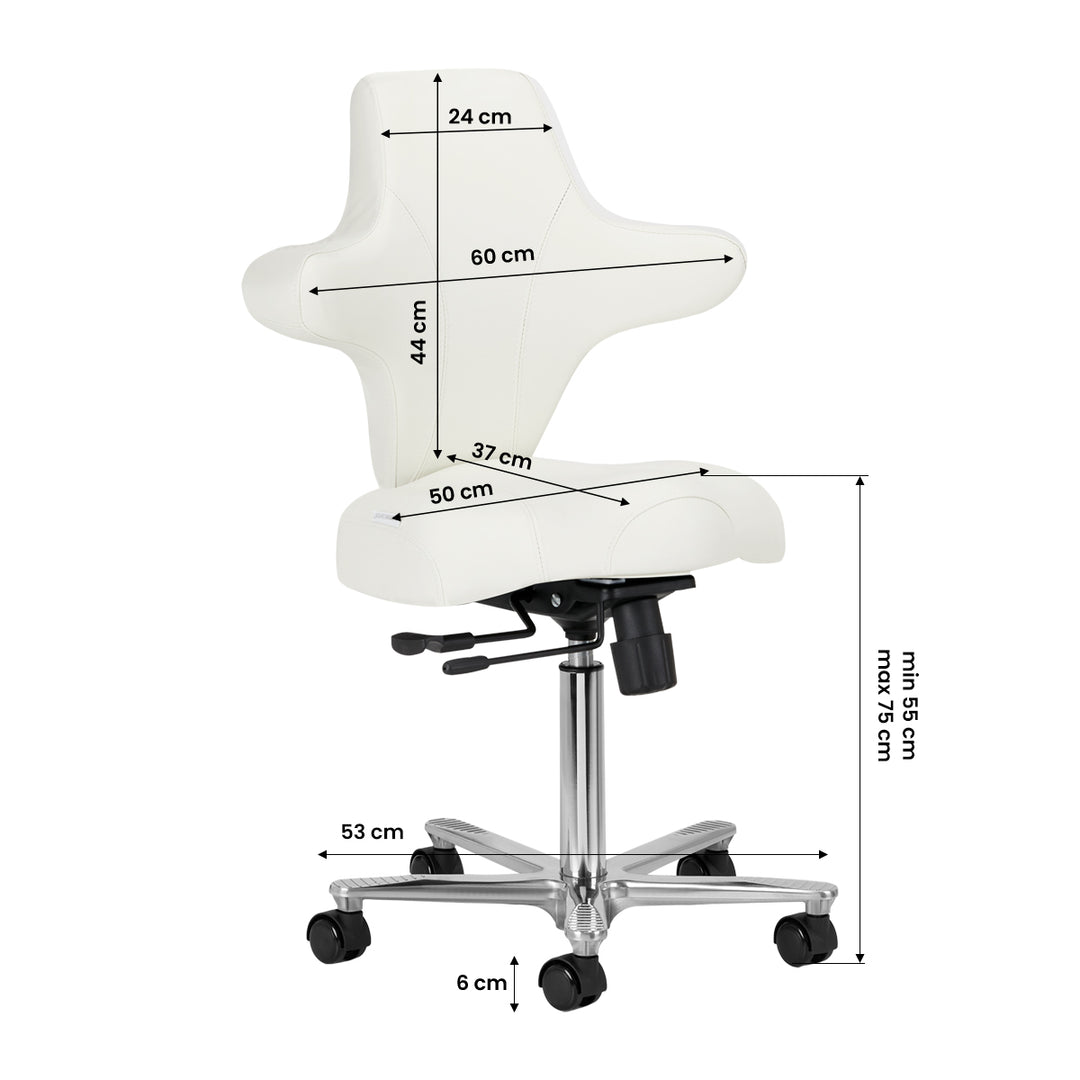 Taburett Azzurro Special 152 Justerbar Vit - bild 10