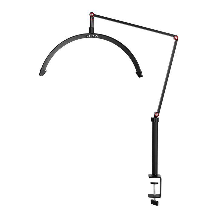 LED-lampa för naglar Glow MX3 Matt Svart med bordsfäste - bild 2