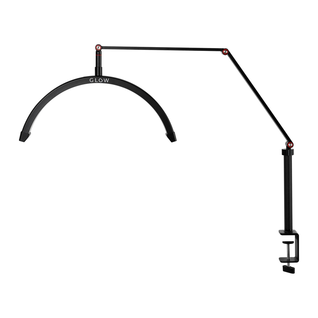 LED-lampa för naglar Glow MX3 Matt Svart med bordsfäste - bild 5