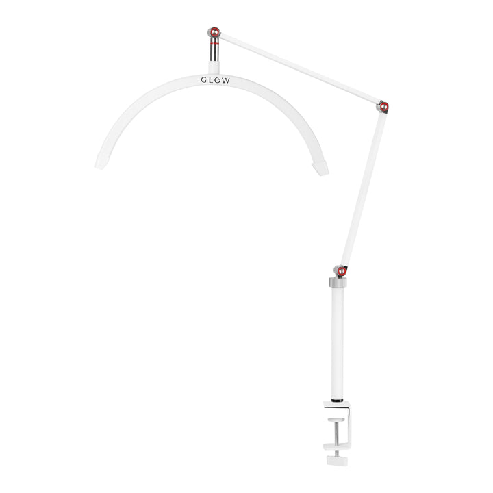 LED-lampa för naglar Glow MX3 Matt Vit med bordsfäste - bild 2