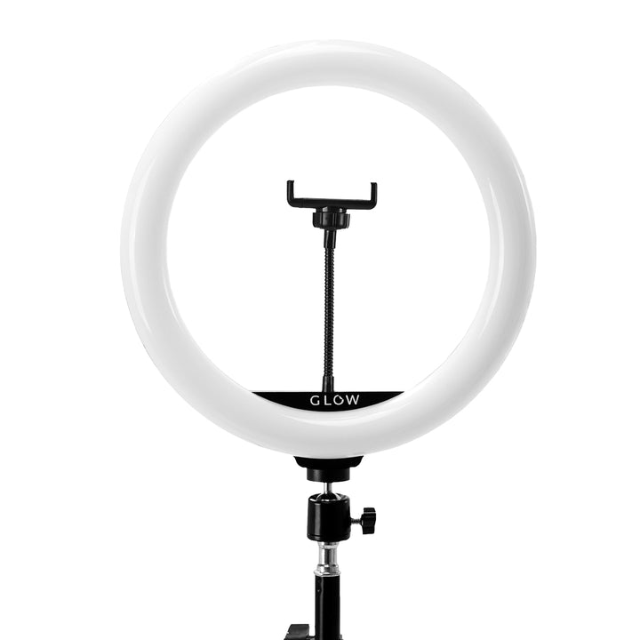 Glow Ring Light med stativ 10" 10W Svart - bild 3