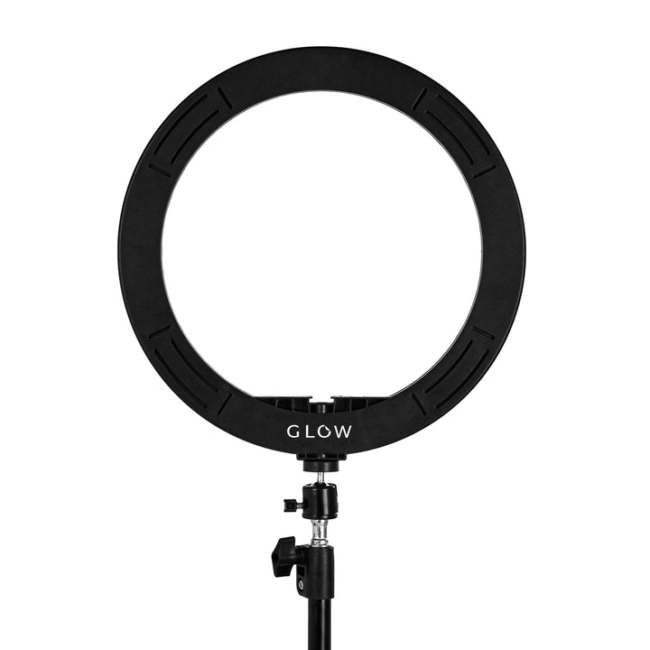 Glow Ring Light med stativ 13" 10W Svart - bild 3