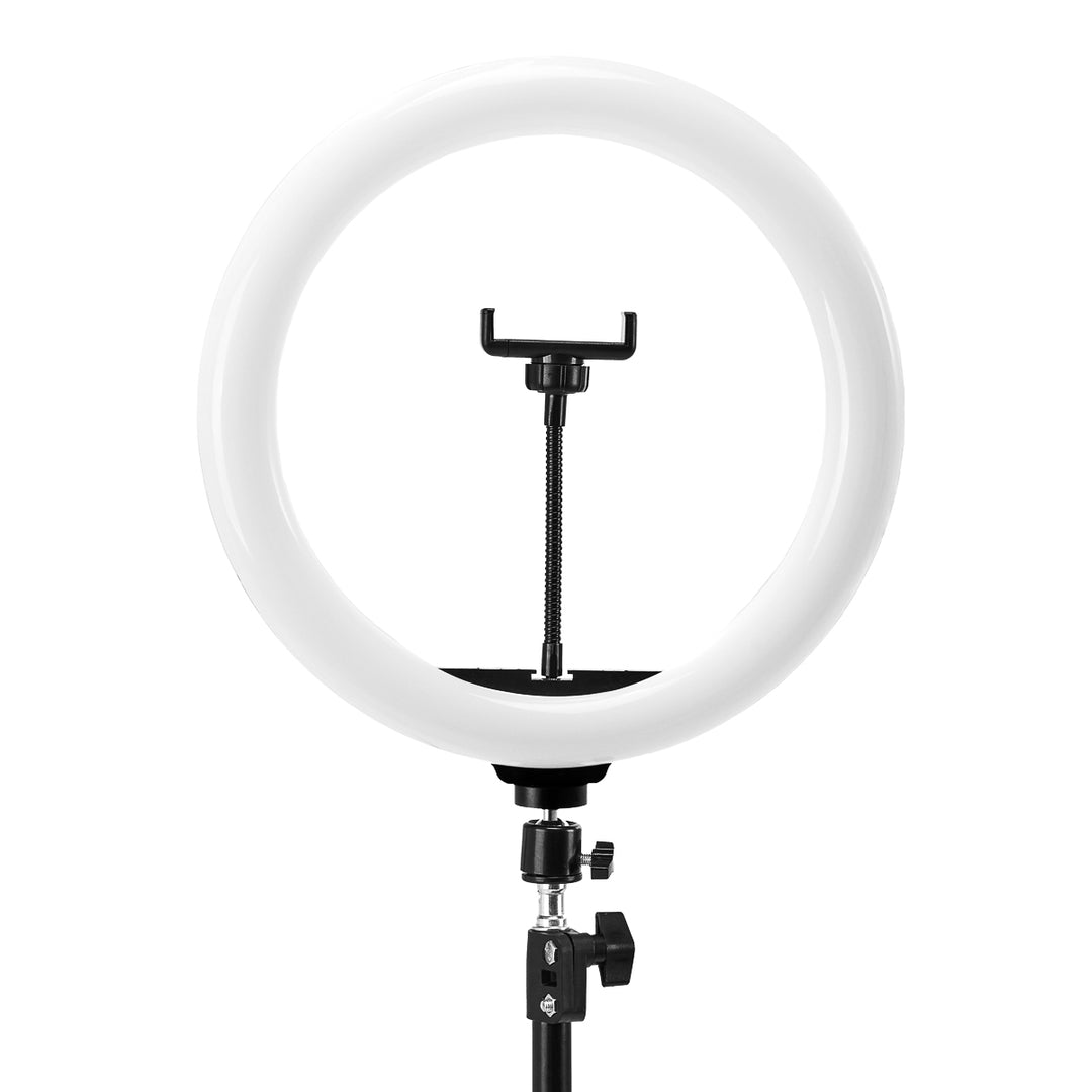 Glow Ring Light med stativ 13" 10W RGB Svart - bild 5