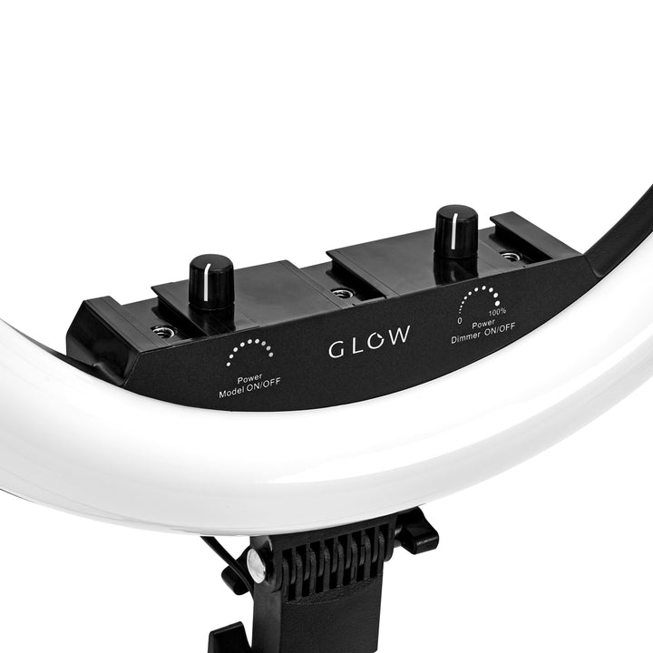 Glow Ring Light med stativ 18" 45W Svart - bild 10