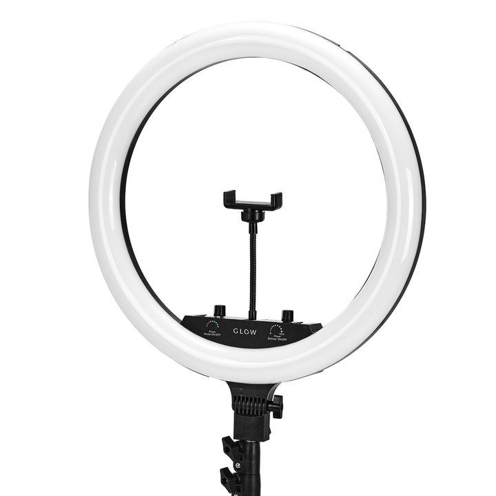Glow Ring Light med stativ 18" 45W RGB Svart - bild 5