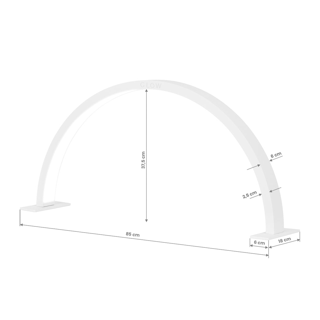 Manikyrlampa LED för naglar Glow Arche II Vit - bild 7