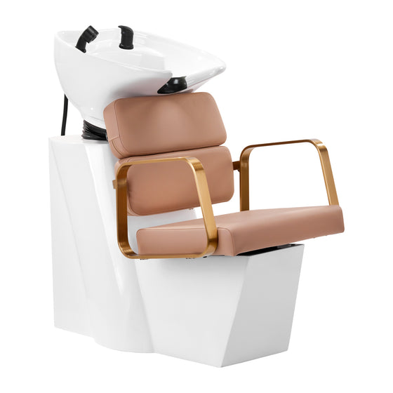Schamponeringsstol Gabbiano Porto - Guld/Beige