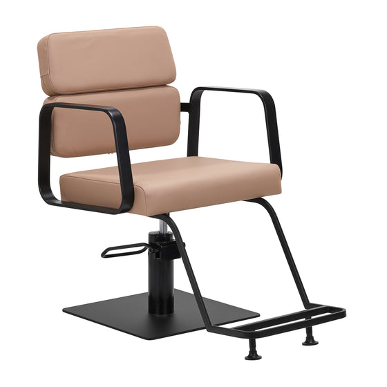 Frisörstol Gabbiano Porto - Svart/Beige