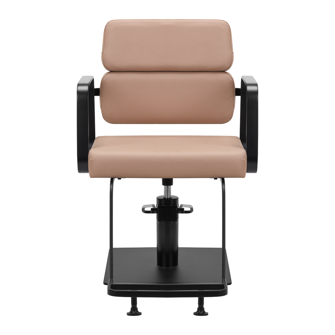 Frisörstol Gabbiano Porto Svart/Beige - bild 3