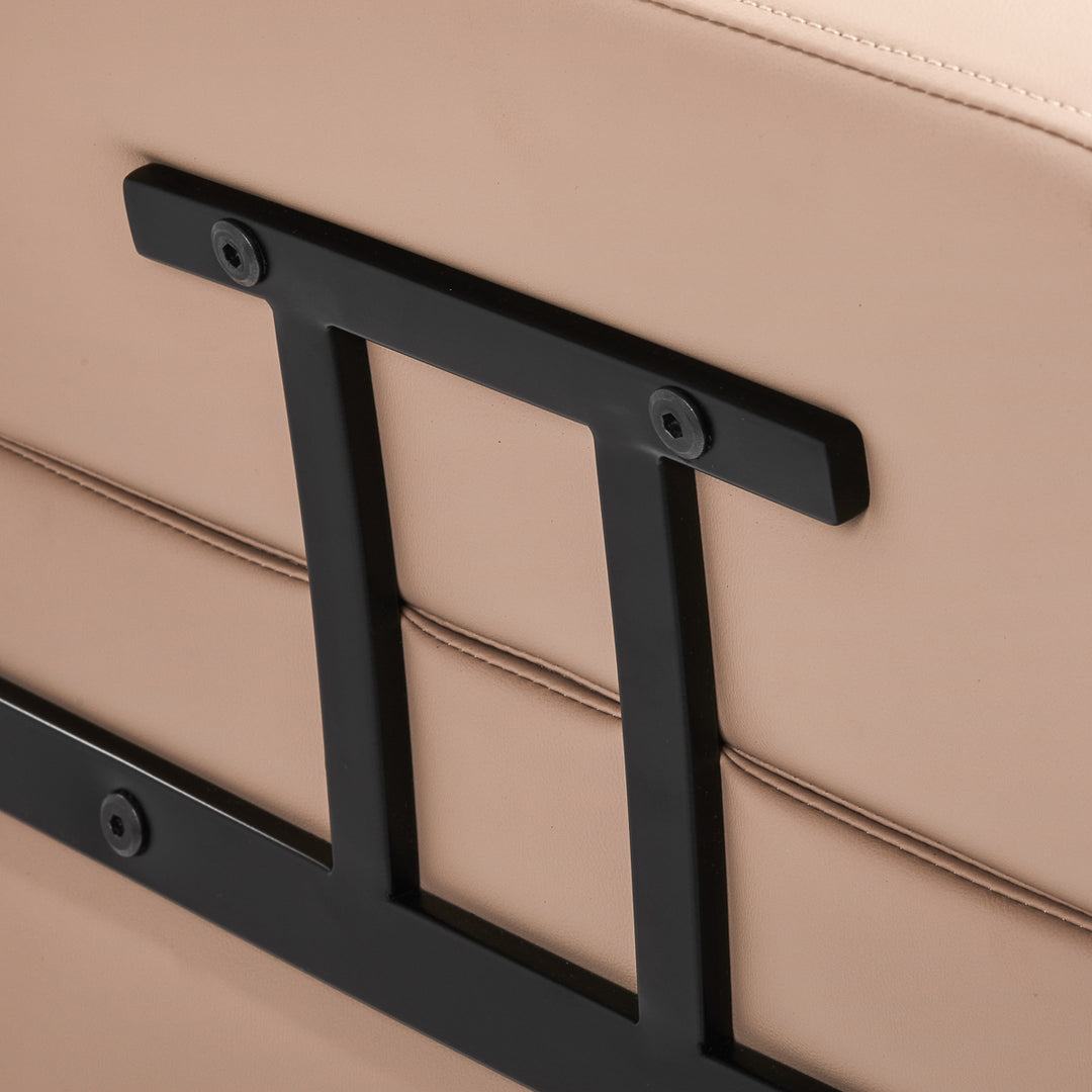 Frisörstol Gabbiano Porto Svart/Beige - bild 7