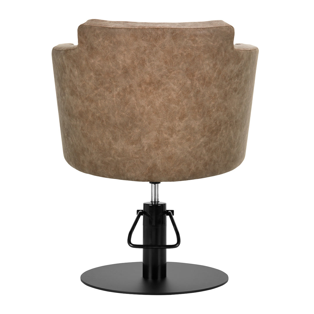 Frisörstol Gabbiano Roma - Mörkbrun - bild 4