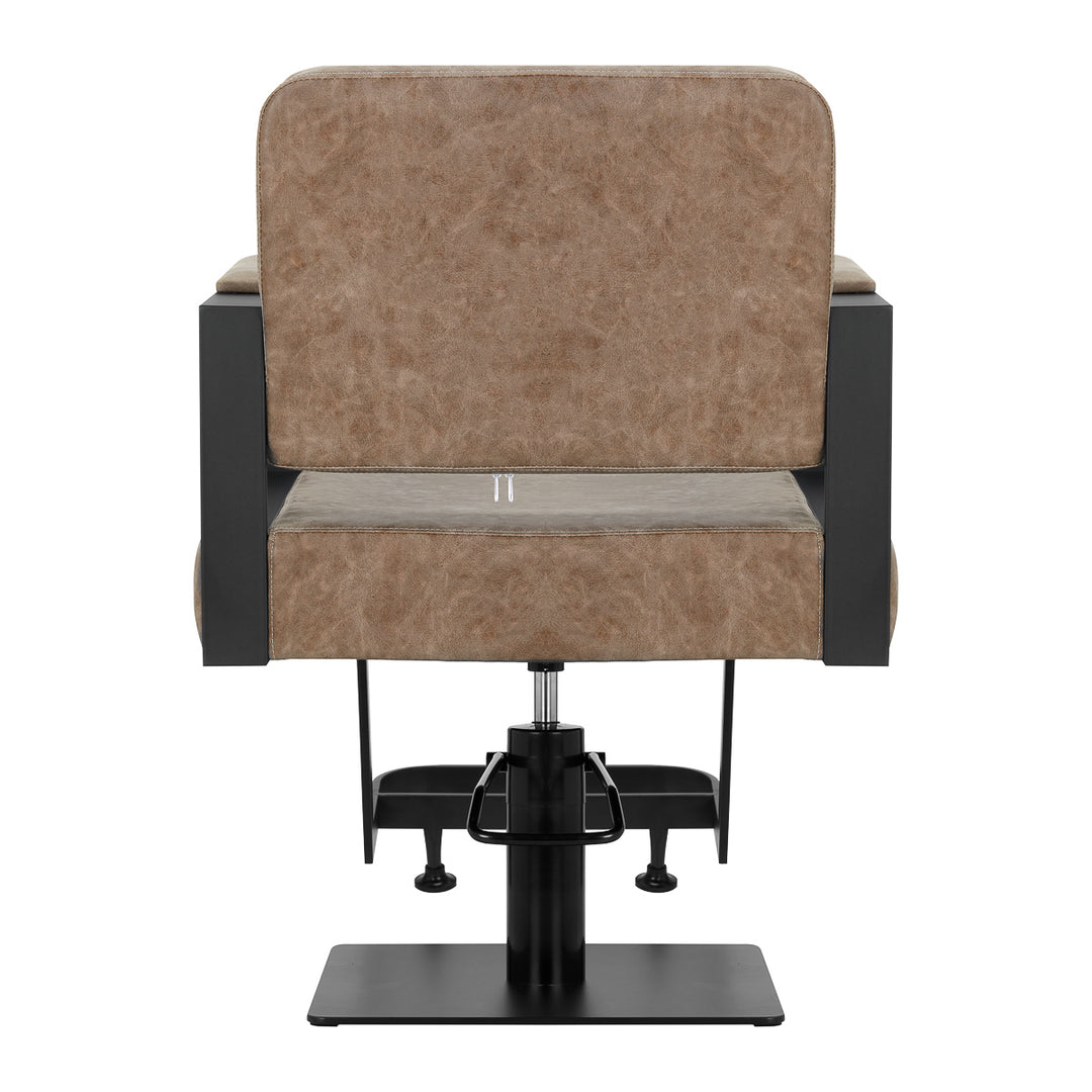 Frisörstol Gabbiano Modena Vintage Brun - bild 4