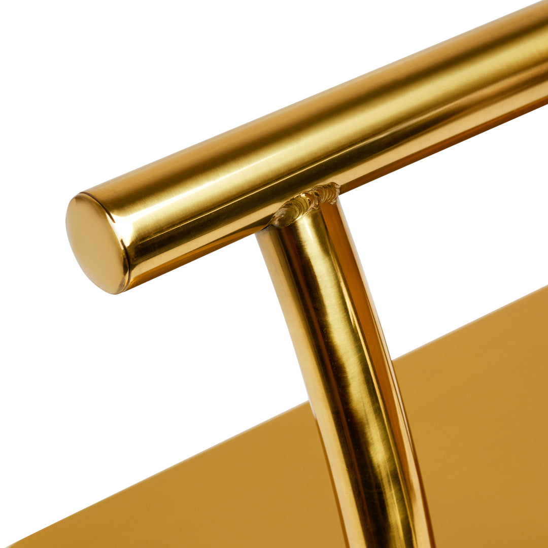 Fotstöd frisör Gabbiano L005S - Guld - bild 3