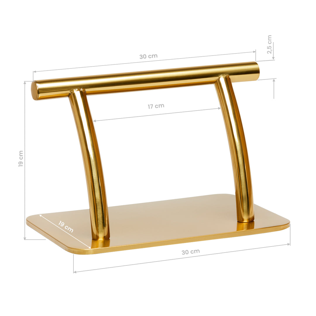 Fotstöd frisör Gabbiano L005S - Guld - bild 5