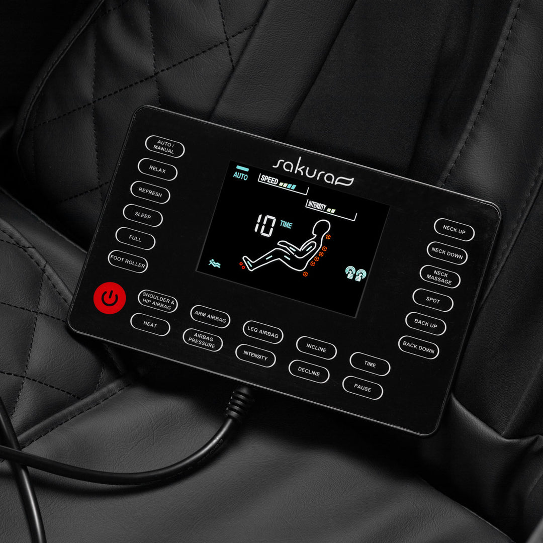 Elektrisk Massagefåtölj Sakura Standard 801 - Svart/Röd - bild 9