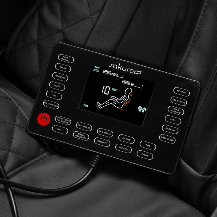Elektrisk Massagefåtölj Sakura Standard 801 - Svart/Röd - bild 9
