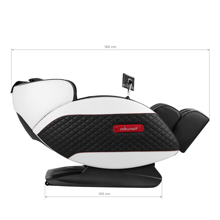 Elektrisk Massagefåtölj Sakura Standard 801 - Svart/Röd - bild 19