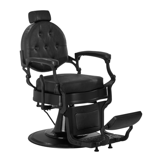 Barberstol Gabbiano President - Svart