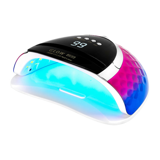 Glow YC57 UV LED Nagellampa 268W - Rosa/Blå