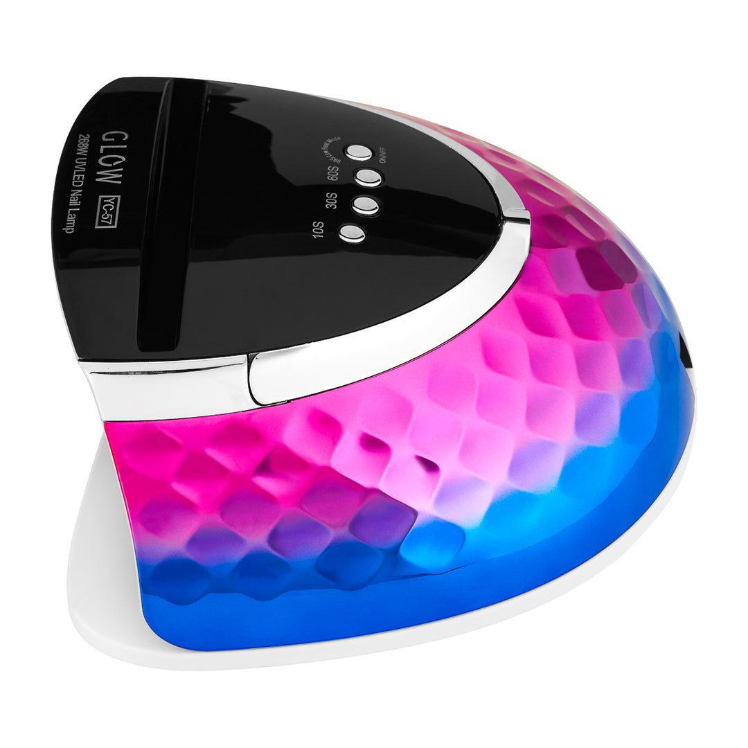 Glow YC57 UV/LED Lampa för Naglar 268W - Rosa/Blå - bild 6